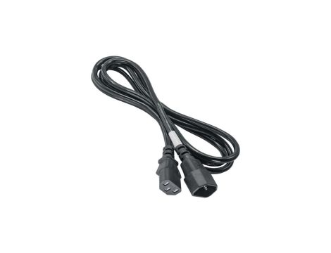 Kabel zasilający Akyga AK-PC-03A przedłużacz CCA IEC C13 / C14 1.8 m