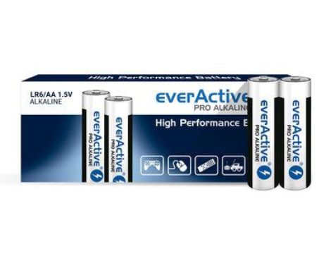 baterie alkaliczne AA / LR6 everActive Pro Alkaline (kartonik) - 10 sztuk