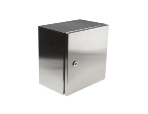 Szafka ścienna rozdzielcza, materiał: Stal nierdzewna typu 304, IP66, 300 x 300 x 200mm, RS PRO