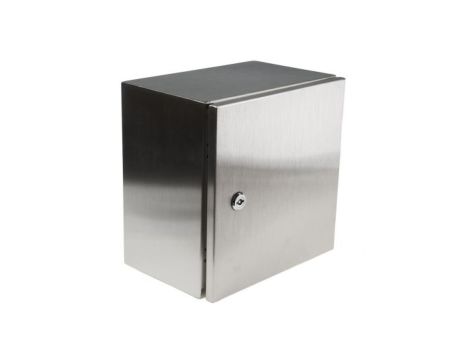 Szafka ścienna rozdzielcza, materiał: Stal nierdzewna typu 304, IP66, 300 x 300 x 200mm, RS PRO