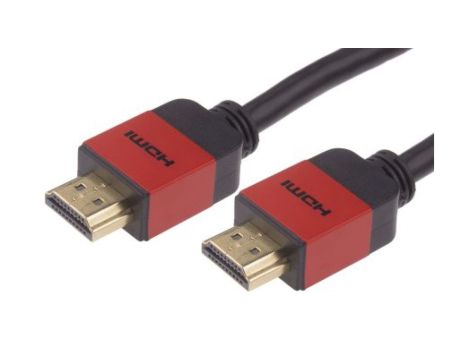 HDMI Cable, Slim Aluminium, Red