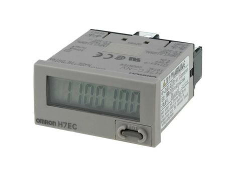 H7EC-NV-H Licznik elektroniczny z wyświetlaczem LCD, wejściem napięciowym, NPN, PNP, montowany na panel