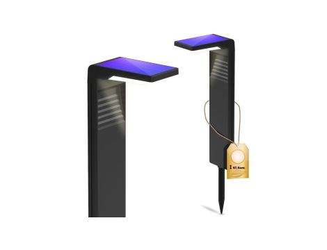 Lampa Solarna Ogrodowa LED Wbijana Słupek 41cm HORIUS 4000K IPX4 LUMILED