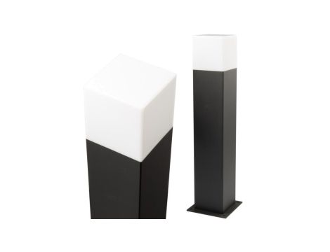 Lampa Ogrodowa LED E27 NEW YORK TUBA Słupek 44cm Grafit - GOLDLUX (Polux)