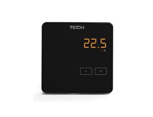 SINUM R-8z Regulator pokojowy bezprzewodowy kolor czarny