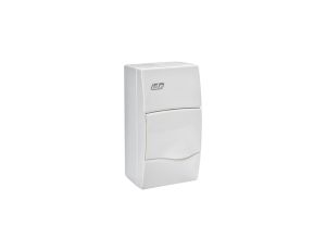 IP40 Rozdzielnica modułowa 1x4 COMBI natynkowa (drzwi białe) PE+N