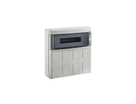 IP65 Rozdzielnica budowlana 1x18 STAR (1500V DC) z otworami na gniazda przemysłowe