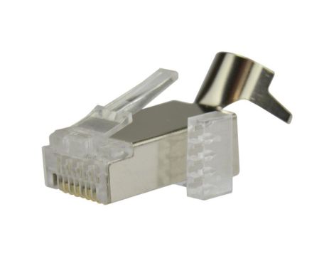 Wtyk modularny RJ45 8P8C kat.6A, kat.7 ekranowany FTP NEKU WORECZEK 10szt.