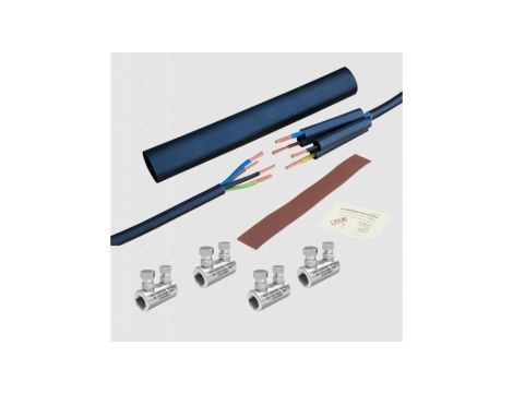 Mufa kablowa termokurczliwa ze złączkami kablowymi ze śrubą zrywalną MSCS240 Al/Cu 120-240mm 1kV 2xśruba Al MSCS2402A00