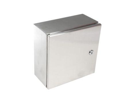 Szafka ścienna rozdzielcza, materiał: Stal nierdzewna typu 304, IP66, 300 x 300 x 150mm, RS PRO