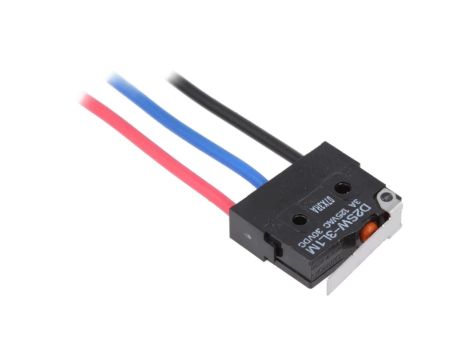 Mikroprzełącznik SNAP ACTION z dźwignią SPDT 3A/125VAC D2SW-3L1M