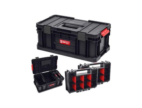 Skrzynka narzędziowa TWO TOOLBOX + 2 x Organizer TWO MULTI 257x181x65mm QBRICK SYSTEM