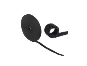 Organizator kabli taśma rzep dwustronna 20mm*15,3m Maclean MCTV-542 czarna MCTV-542