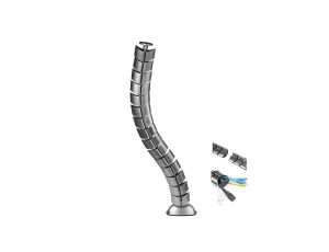 Organizator maskownica kabli do biurka Maclean MC-768 S srebrna 75cm MC-768