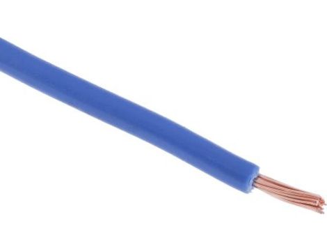 Kabel trzynormowy, dł. 100m 2,5 mm, 30 A, 1 kV DC, 600 V AC, Maks. +105C Niebieski Zgodność z trzema normami, RS PRO