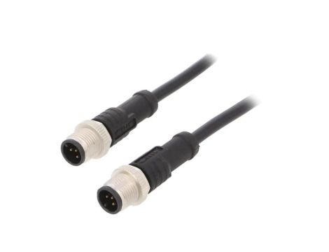 M12A05ML12AMLSD001 Kabel do czujników/automatyki 5PIN M12-M12 1m wtyk wtyk