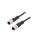 M12A05ML12AMLSD001 Kabel do czujników/automatyki 5PIN M12-M12 1m wtyk wtyk