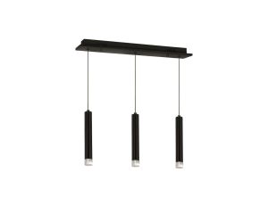 LAMPA WISZĄCA CARBON 3X5W LED