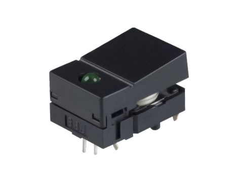 Przełącznik klawiaturowy Poz 2 SPST-NO 0,05A/24VDC czarny B3J-4100