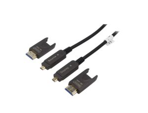 AK-330127-100-S Kabel HDCP 2.2,HDMI 2.0 optyczny LSZH 10m