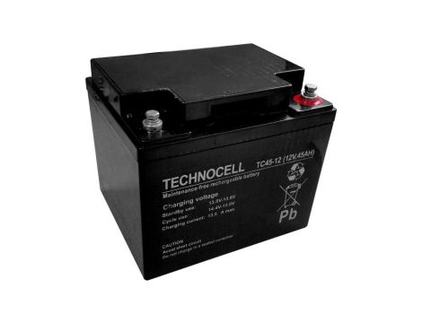 Akumulator AGM TECHNOCELL serii TC 12V 45Ah