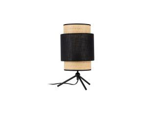 Lampka nocna BOHO NEW 1 - punktowa Czarny / słomkowy 5536 TK Lighting