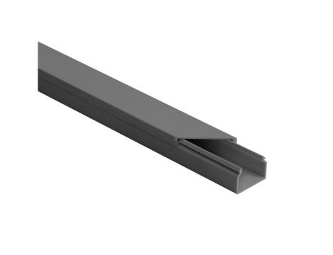 Listwa elektroinstalacyjna kpl. SZARY SLS 14x14 2m (PACZKA 10szt.)