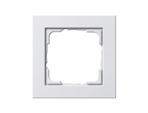 GIRA ramka poj. E2 czysty biały mat 021122