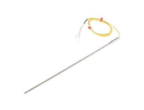 Termopara typ K do +1100C 250mm kabel 1m, Stal nierdzewna ANSI