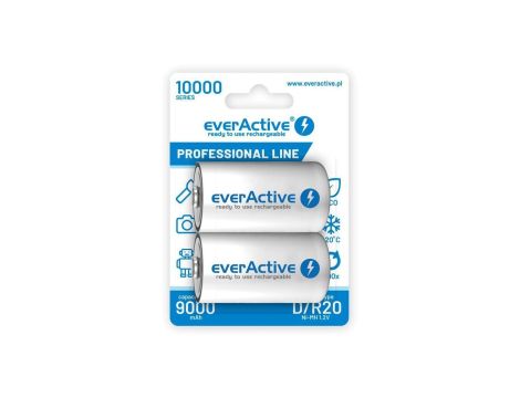 Akumulator NiMH R20 / D 10000mAh 1,2V R2U (2 szt.)