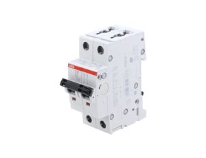 S202-C2 Wyłącznik nadprądowy, 230/400VAC, Prąd znamionowy: 2A, 2-biegunowy