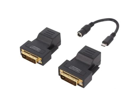 DS-54101 Extender DVI DVI-D (24+1) wtyk RJ45 gniazdo 70m