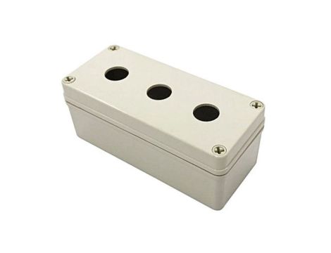 Obudowa kasety sterowniczej, Ø 22mm, 3-otworowa, IP66, RS PRO