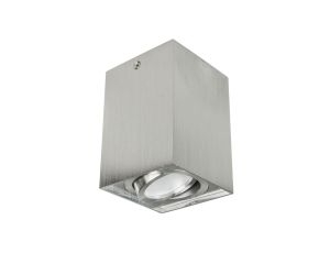 Punktowa oprawa natynkowa halogenowa GU10 MCE426 C/M, kolor szczotkowany matowy chrom,