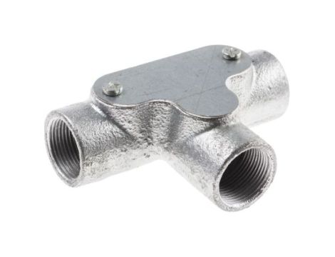 Trójnik z wziernikiem inspekcyjnym, Stal 25mm RS PRO