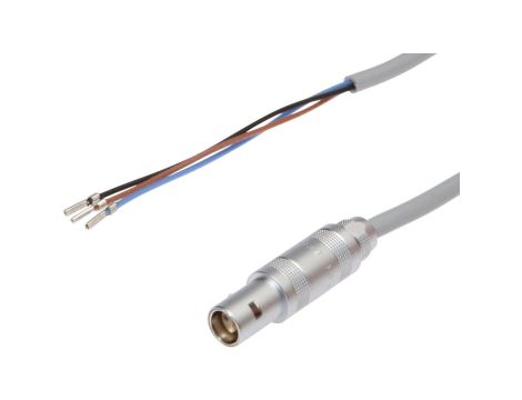 Kabel połączeniowy, 1,2 m, żeński (gniazdo) 3-pinowy prosty, Końcówka z wolnym przewodem, VK12A422