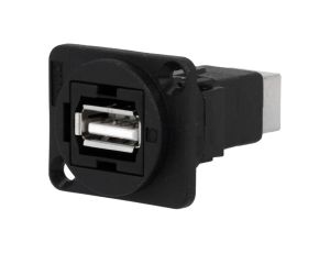 Łącznik USB A - USB B 2.0 FT plastik CP30209N