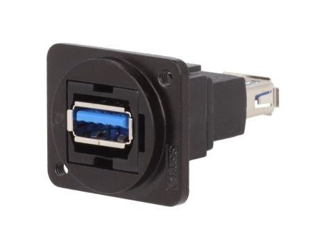 Łącznik USB A - USB A 3.0 FT metal 19x24mm CP30205NM3B