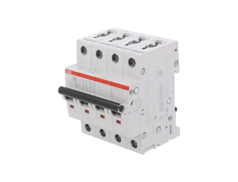 S204-C63 Wyłącznik nadprądowy 230/400VAC Iznam: 63A Bieguny: 4 6kA IP20