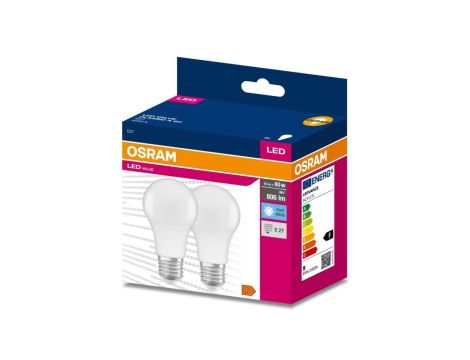 2PAK Żarówka LED E27 A60 8,5W = 60W 806lm 4000K Neutralna 200 OSRAM VALUE