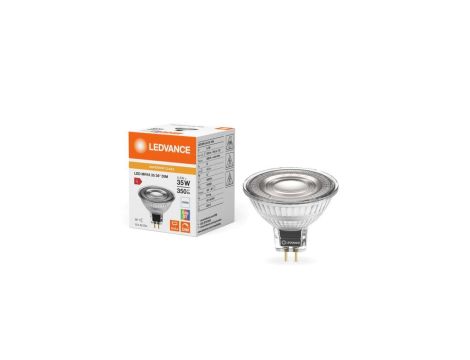 Żarówka LED MR16 GU5.3 5.3W = 35W 350lm 4000K Neutralna Biała 12V FILAMENT ŚCIEMNIALNA LEDVANCE