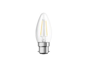 Żarówka LED B35 B22d 2.5W = 25W 250lm 2700K Ciepła Biała FILAMENT LEDVANCE