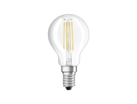 Żarówka LED E14 P45 CL 4W = 40W 470lm 6500K Zimna 300 Filament OSRAM STAR