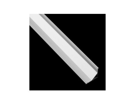 Profil Aluminiowy Narożny do LED KM55 Srebrny Natynkowy 1m