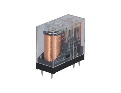 Przekaźnik elektromagnetyczny DPST-NO Ucewki 24VDC 5A/30VDC G2R-2A 24VDC