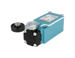 GLCB01A1A Wyłącznik krańcowy dźwignia R 46,5mm, rolka z tworzywa Ø19mm