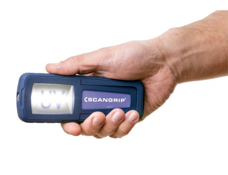 Lampa inspekcyjna LED z funkcją światła UV Scangrip UV-FORM 03.5408 - 8