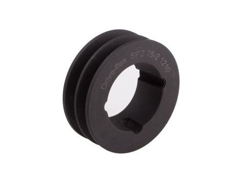 Krążek, śr. całkowita: 79mm, śr. otworu: 32mm, l. rowków: 2, Żeliwo, stal