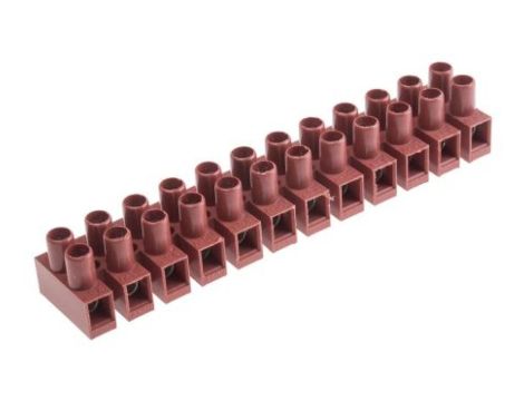 1.5mm Złącze wtykowe do druku Ciemnobrązowy 12-żyłowe, Śruba, 450 V Montaż na kablu Tak