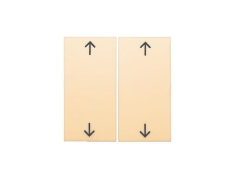 BERKER one.platform B.Kwadrat Klawisz żaluzjowy kremowy 5316448992